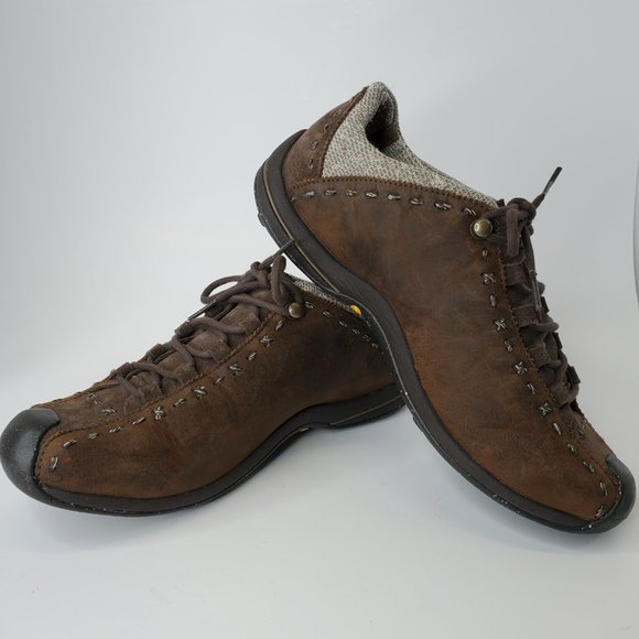 Timberland Smartwool Womens Size 7.5 Leather Hiking Shoe Brown Waterproof. - Picture 10 of 15